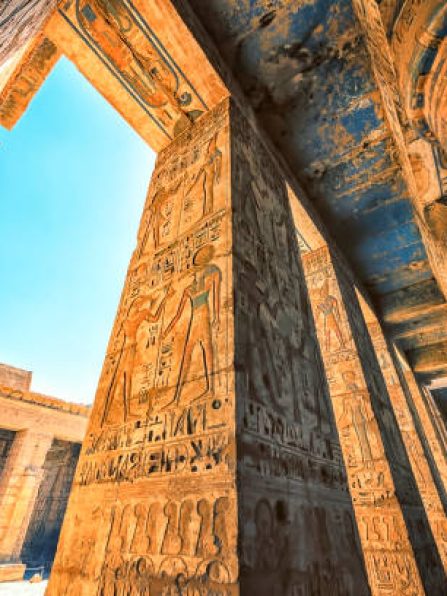 The Temple of Ramesses III in Luxor, Egypt